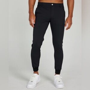 Redvanly Black Jogger Pants Halliday Medium NWT!!